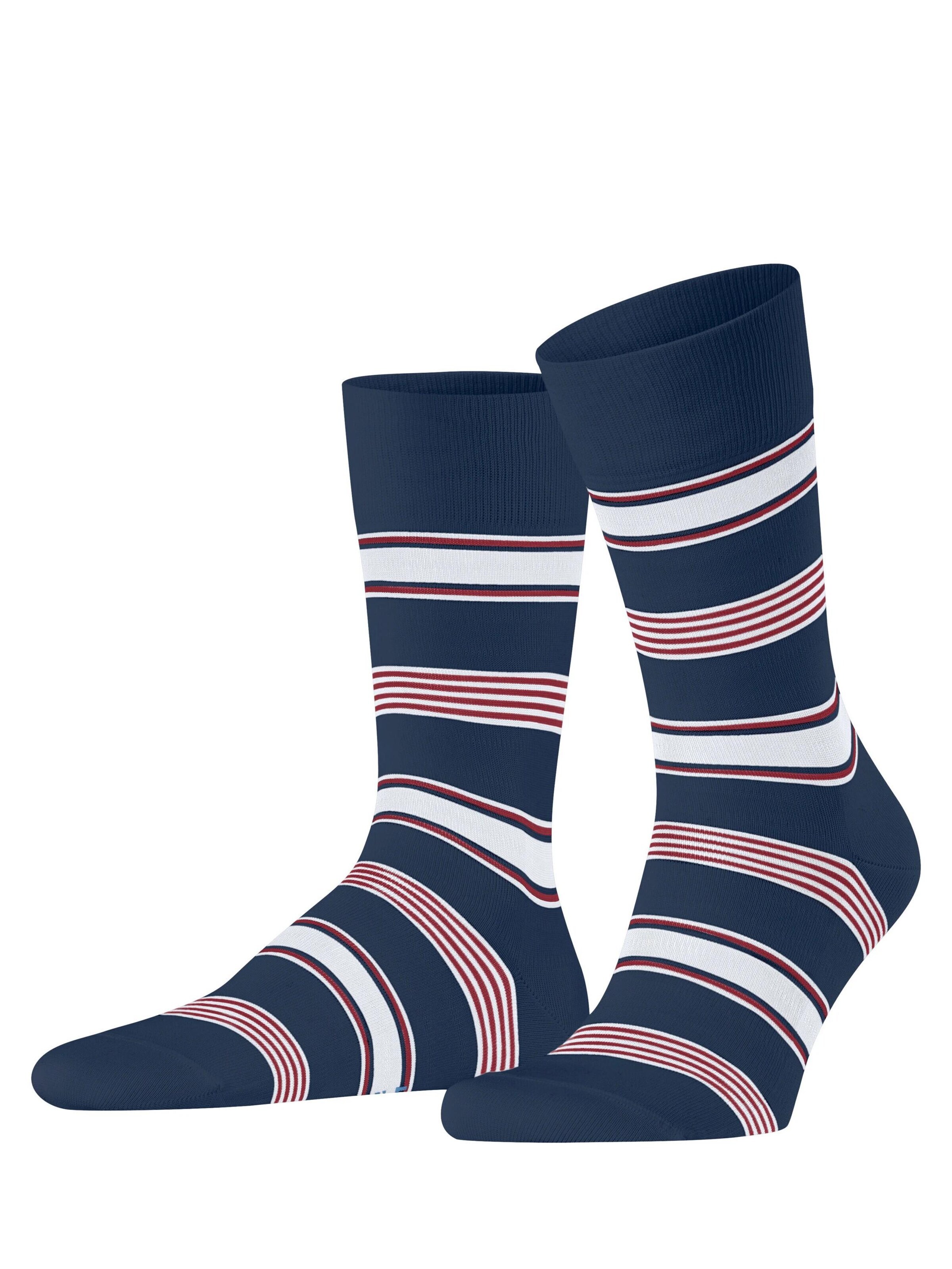 FALKE Socken 'Marina Stripe'‌‌‌‌‌‌‌‌‌ in Blau: Vorderseite