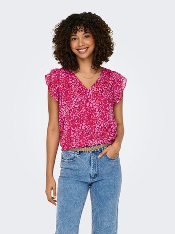 ONLY Blouse 'JOSEFINA' in Roze: voorkant