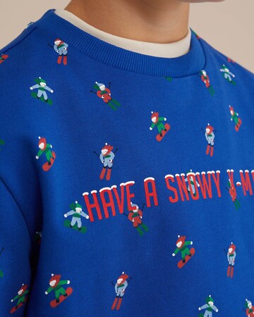 Sweat WE Fashion en bleu