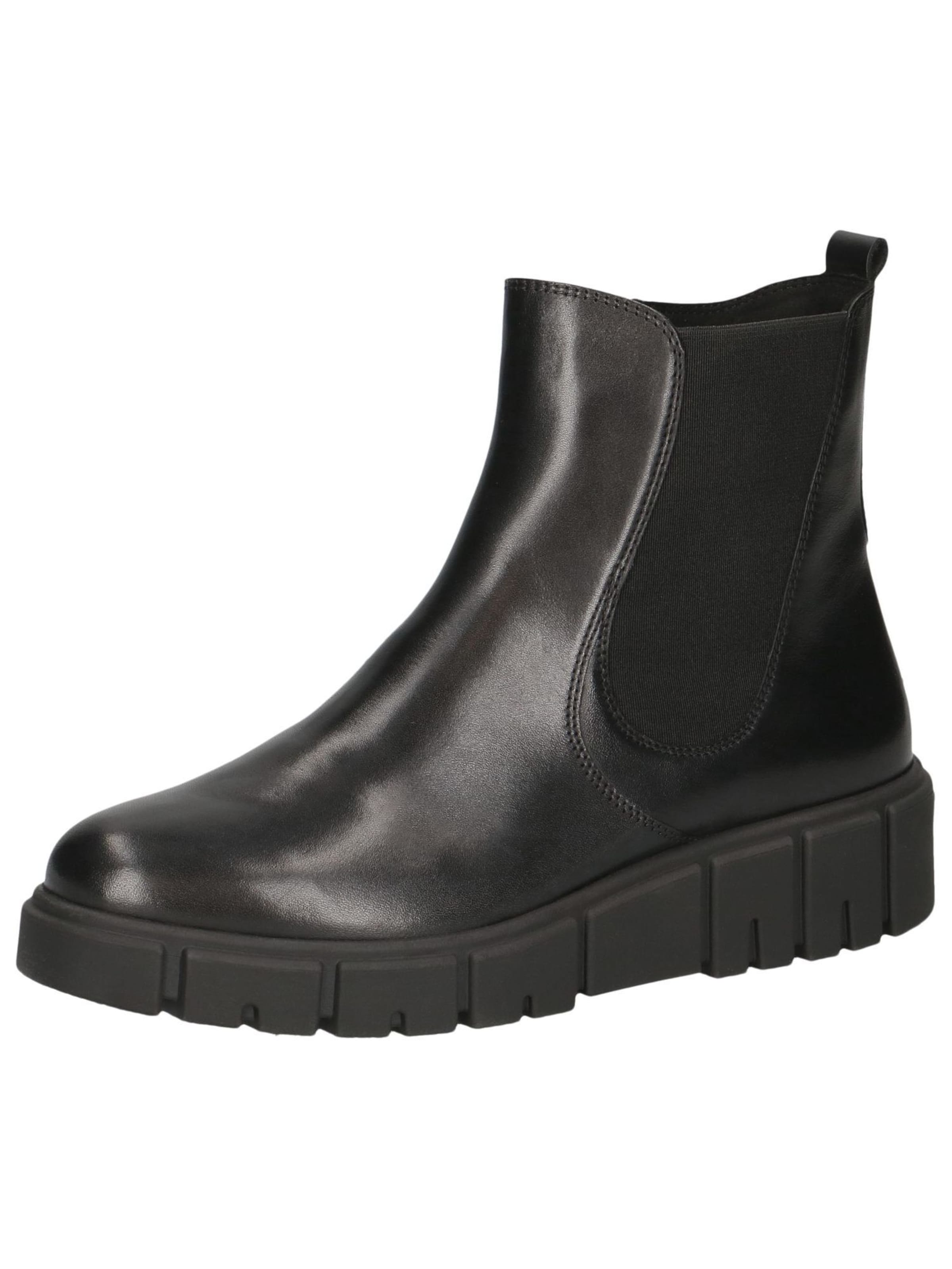 CAPRICE Chelsea Boots in Schwarz: Vorderseite