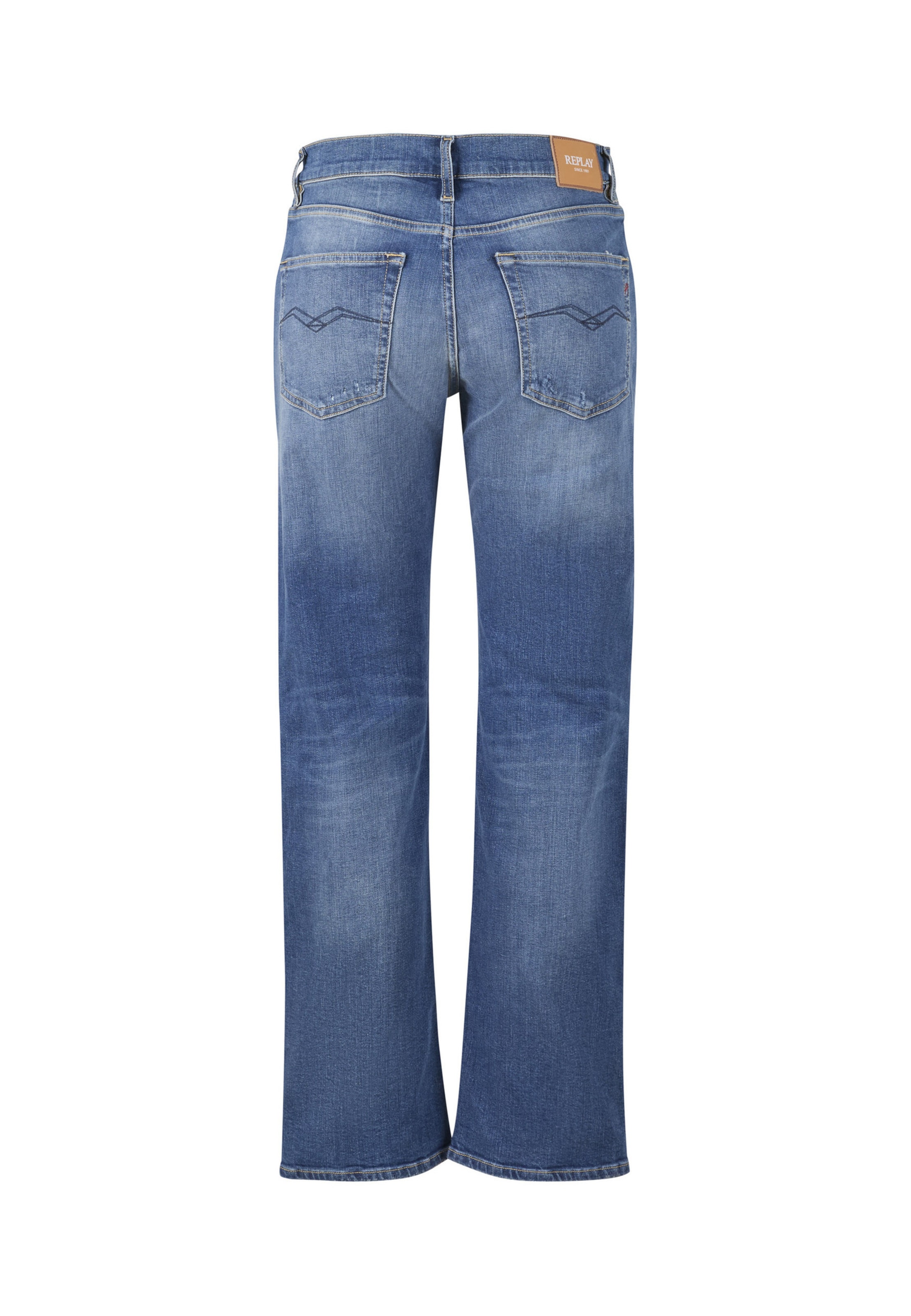 REPLAY Regular Jeans in Blau: Rückseite
