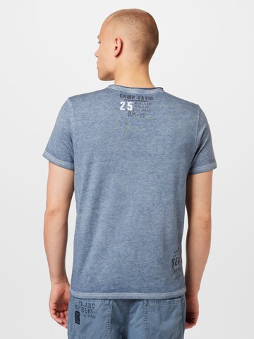 T-Shirt CAMP DAVID en bleu