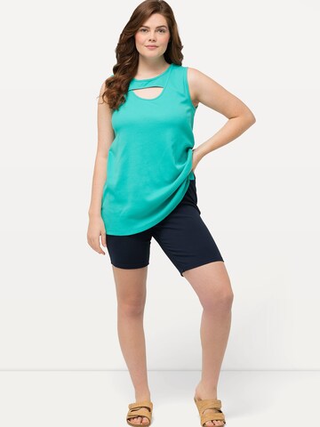 Ulla Popken Skinny Legíny – modrá