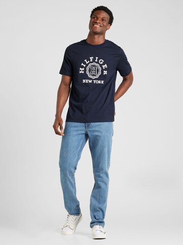 TOMMY HILFIGER Tričko – modrá