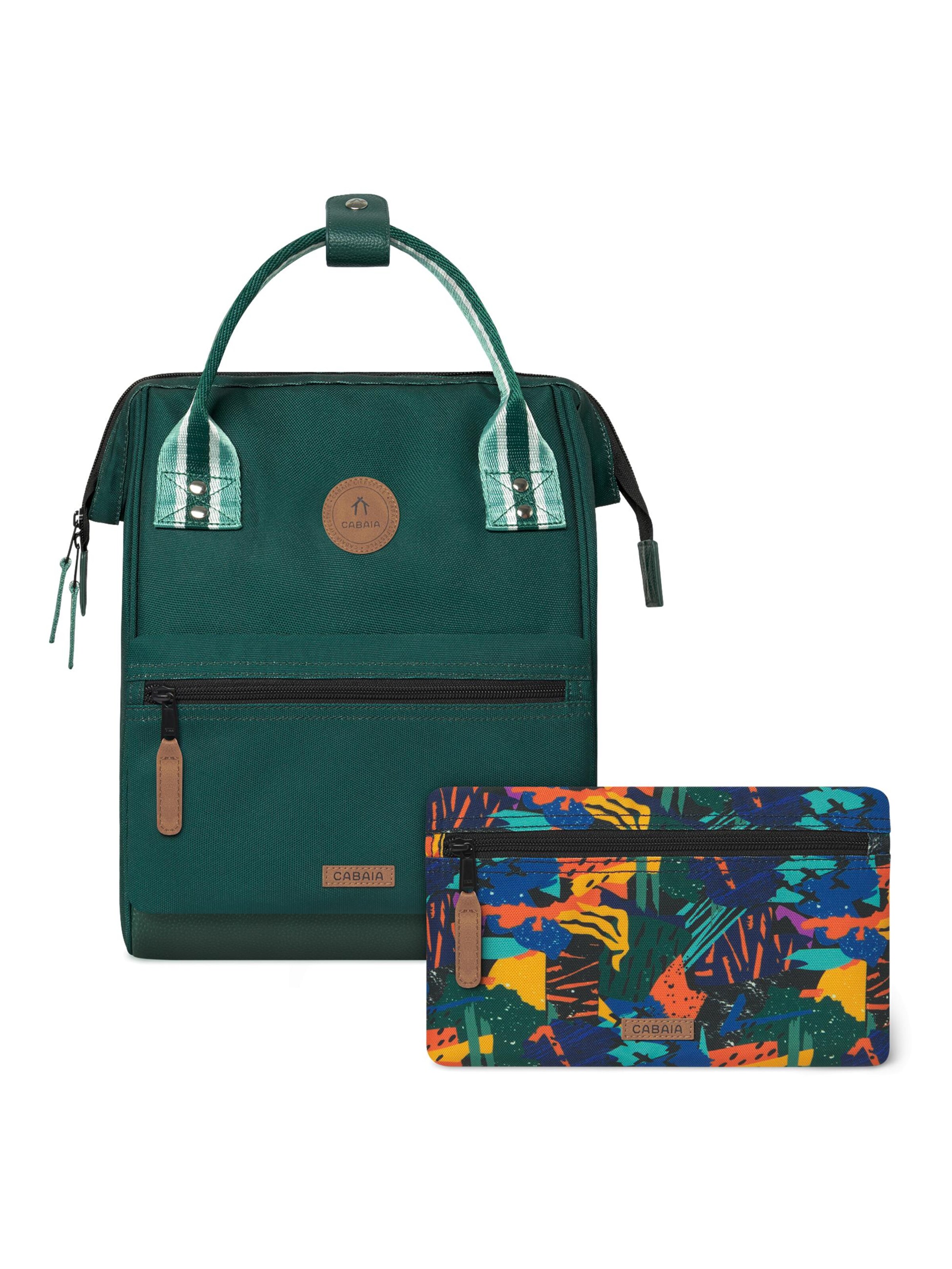 Cabaia Backpack 'Adventurer' in Green: front