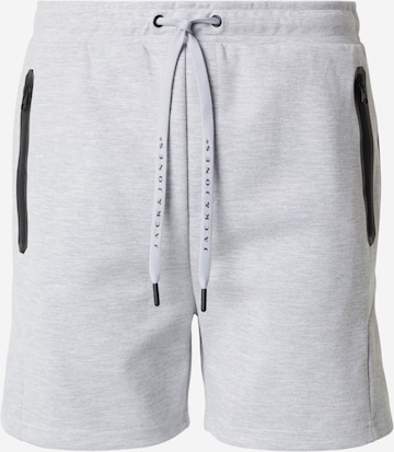 JACK & JONES Pants 'JPSTGORDON' in Grey: front