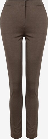 Giorgio di Mare Slim fit Pants 'Romea' in Brown: front