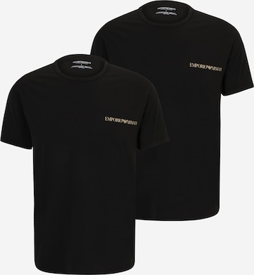 Emporio Armani - Camisa em preto: frente