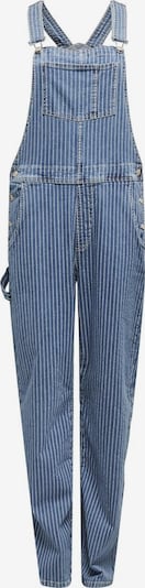ONLY Tuinbroek jeans 'Adela' in de kleur Blauw denim / Wit, Productweergave