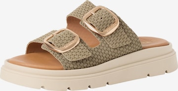 Tamaris Pantolette in Grün: Vorderseite