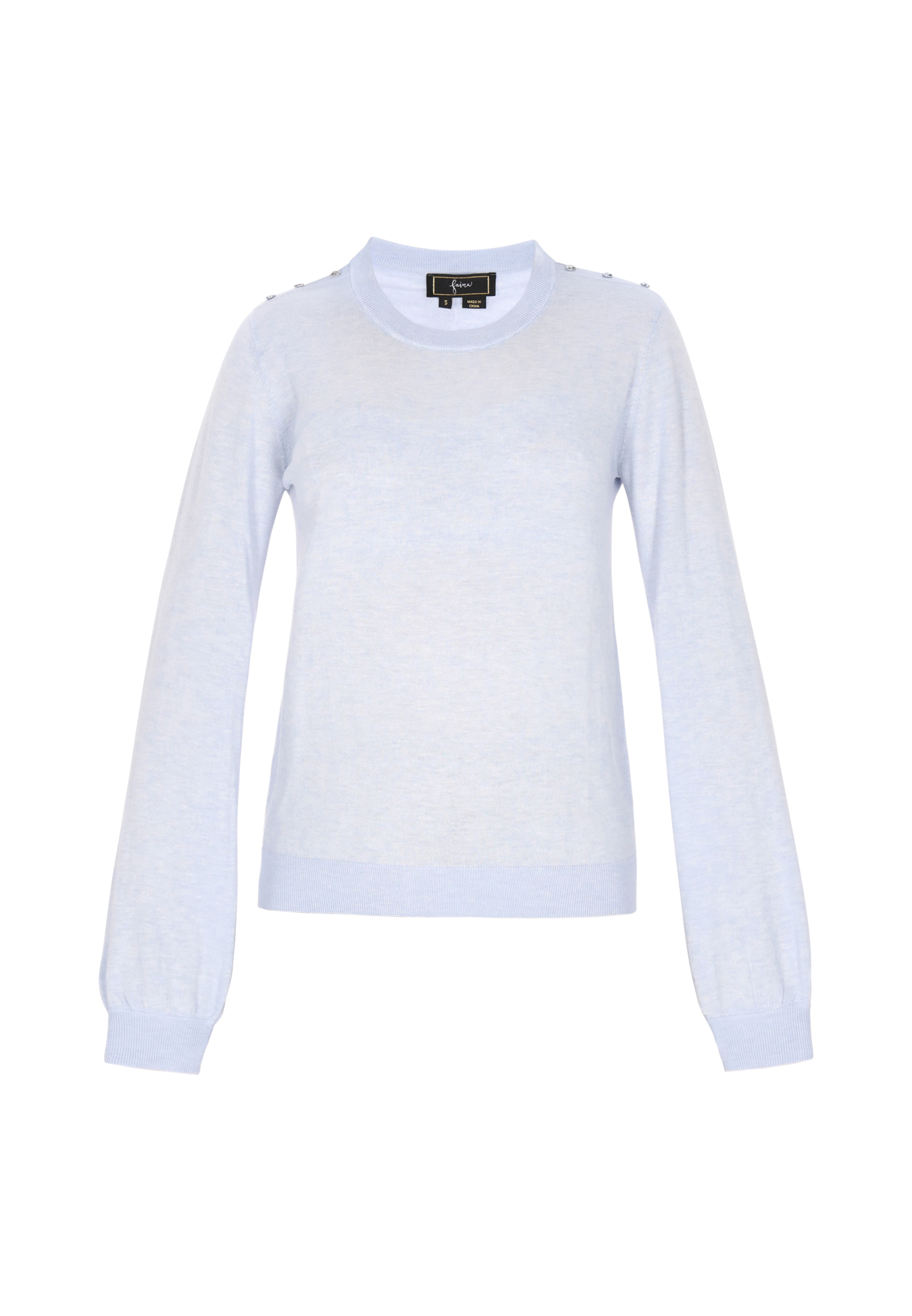 faina Sweater in Blue: front