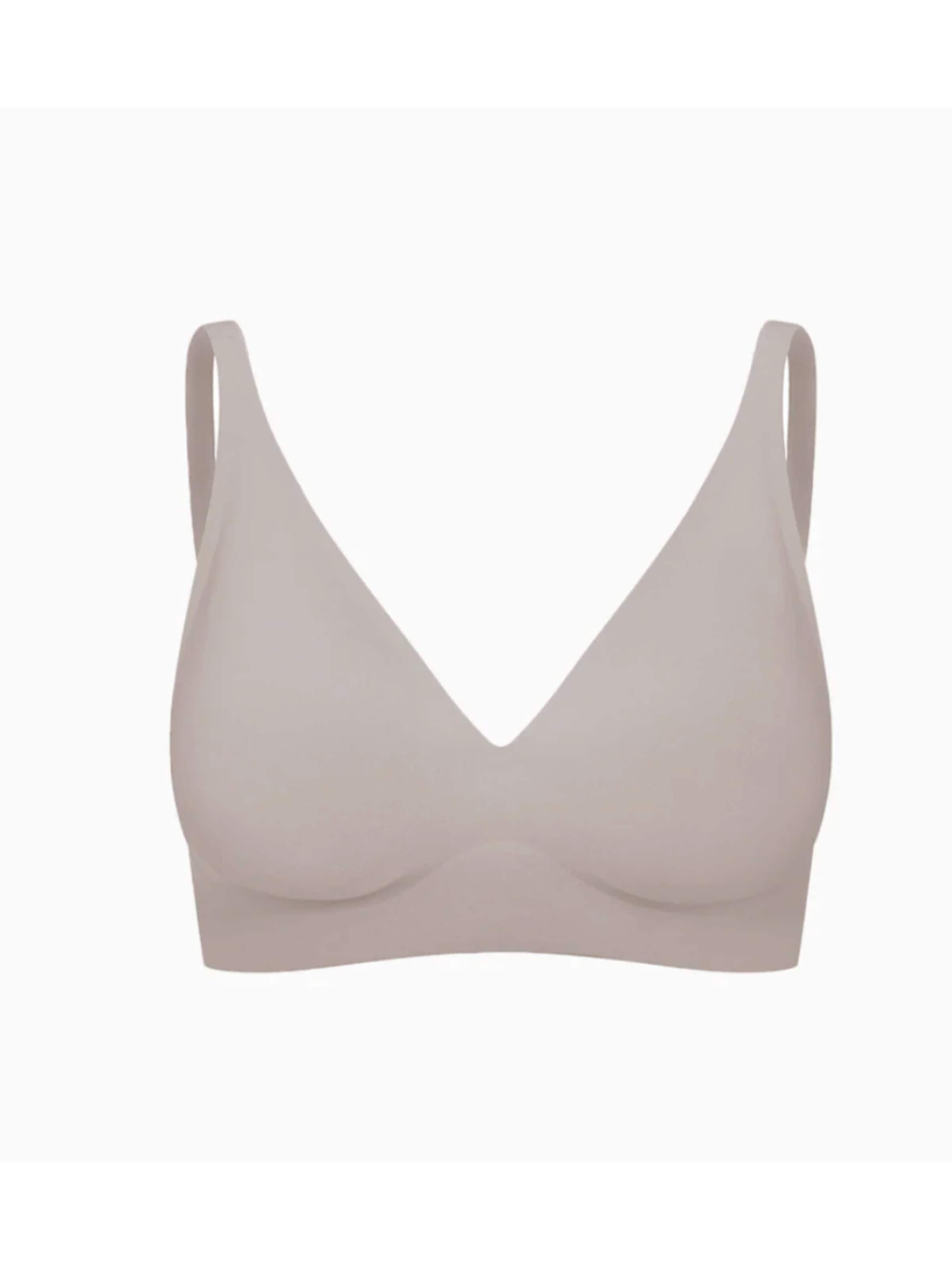 cfab by creamy fabrics Push-up Bra 'Comfort Push-Up BH' in Grey