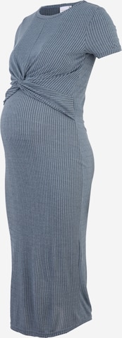 Robe 'MLANLI JUNE' MAMALICIOUS en bleu : devant