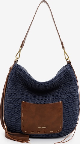 Borsa a sacco di Emily & Noah in blu: frontale