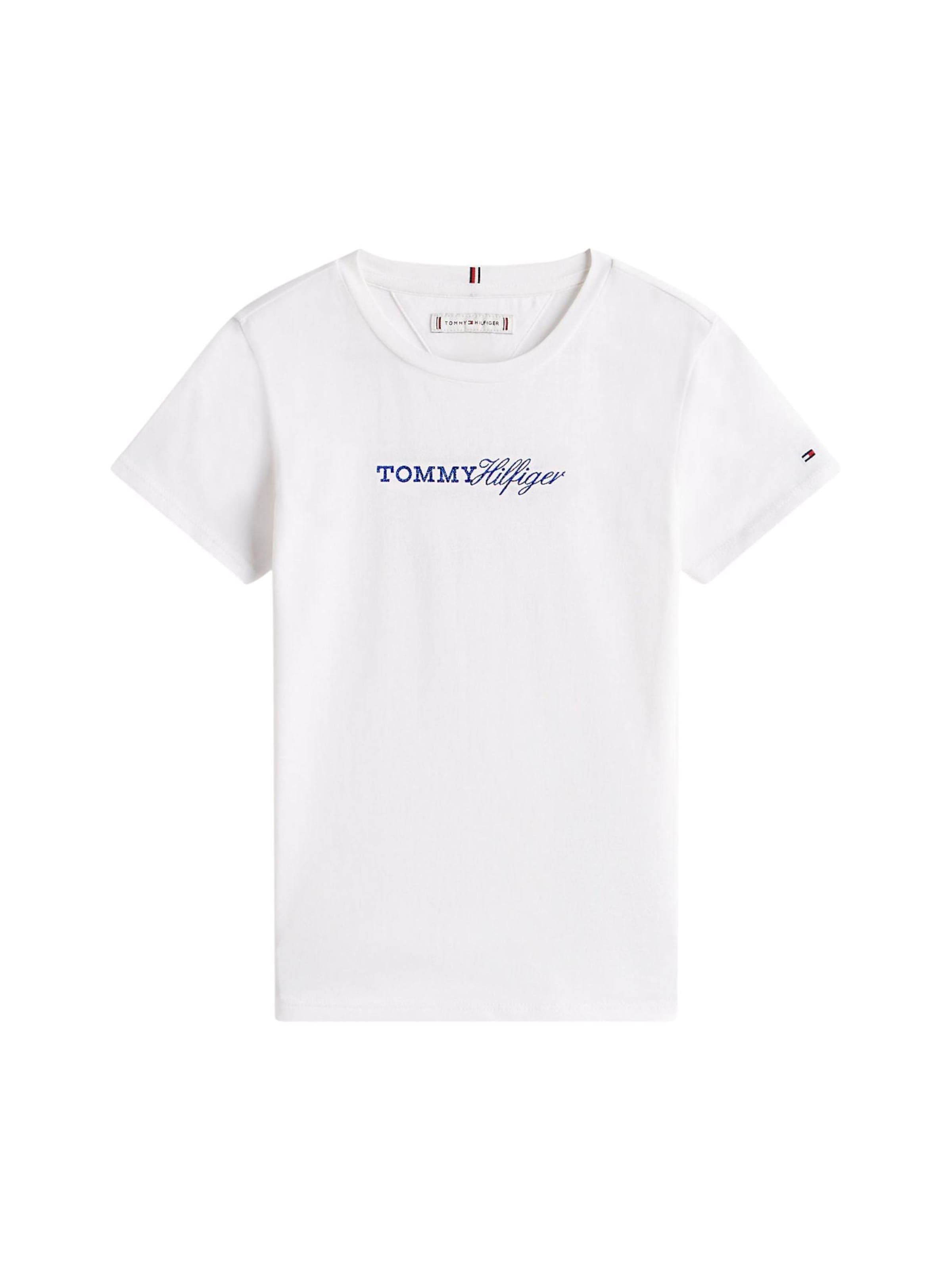 Tommy Hilfiger Kids Shirt in White: front