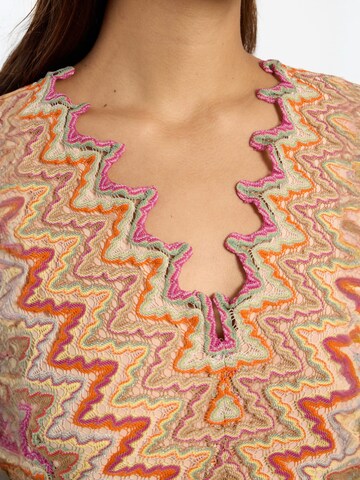 Robe 'Dinli' Ana Alcazar en mélange de couleurs