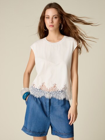T-shirt oltre en blanc
