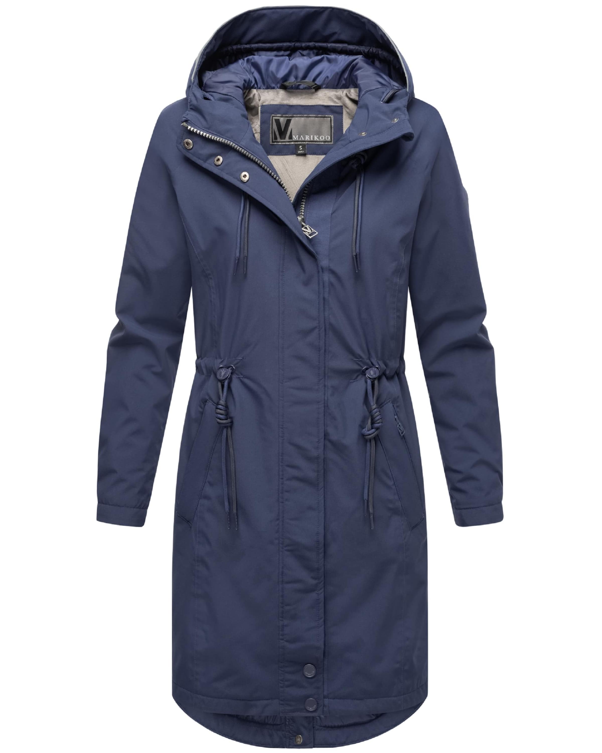 Palton de primăvară-toamnă 'Megumii 16' de la MARIKOO pe albastru