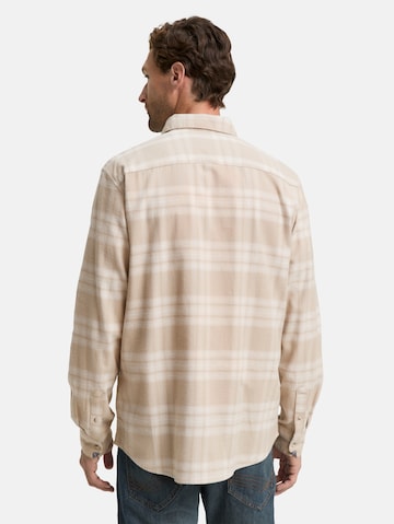 TOM TAILOR Regular fit Overhemd in Bruin