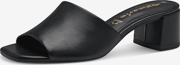 TAMARIS Mules in Black: front