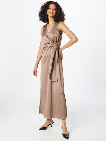 OBJECT Evening Dress 'Adalina' in Brown: front