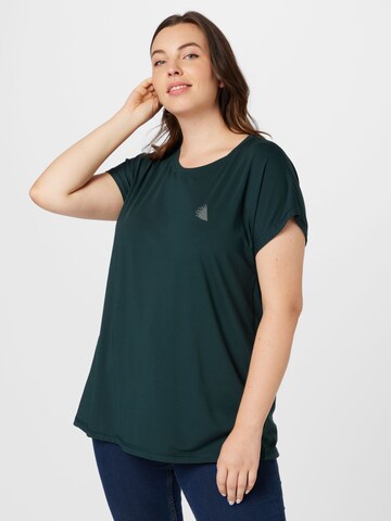 Active by Zizzi Functioneel shirt in Groen: voorkant