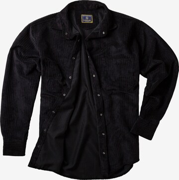 Lavecchia - Camisa 'LV-5578 Übergrößen' en negro: frente