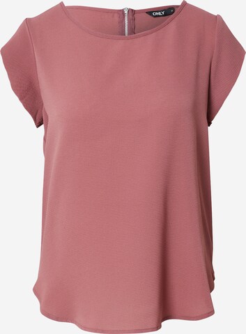 ONLY Blouse 'VIC' in Roze: voorkant