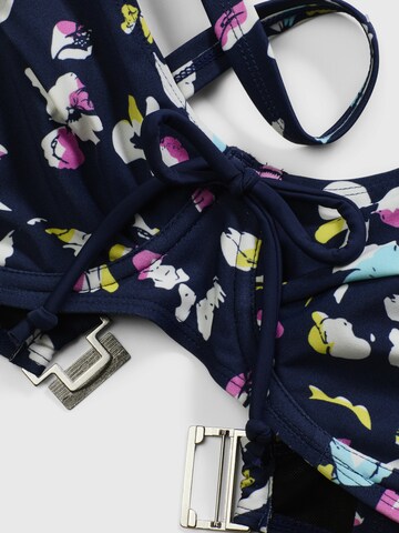 bonprix Minimizer Bikini in Blau