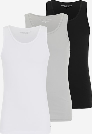 Tommy Hilfiger Underwear Maillot de corps en gris / noir / blanc, Vue avec produit