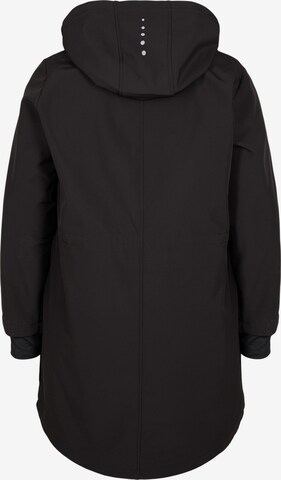 Zizzi Funktionsjacke 'MAURA' in Schwarz