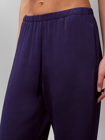 Wide Leg Pantalon Calvin Klein en bleu