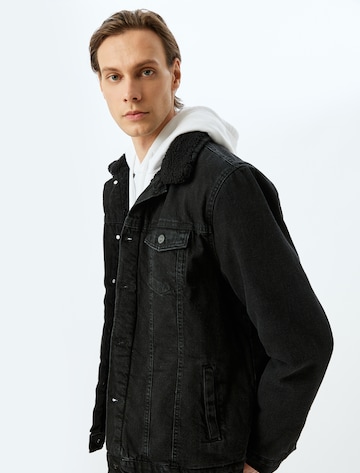 Koton Between-Season Jacket in Black