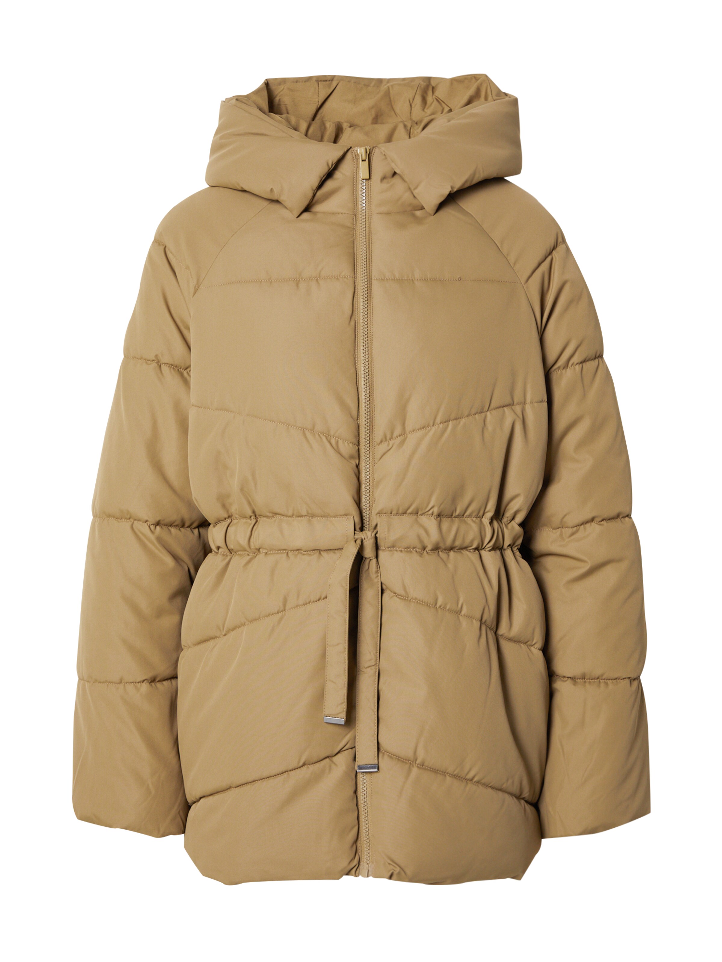 VILA Zimní bunda 'VIBumble' – zelená: přední strana