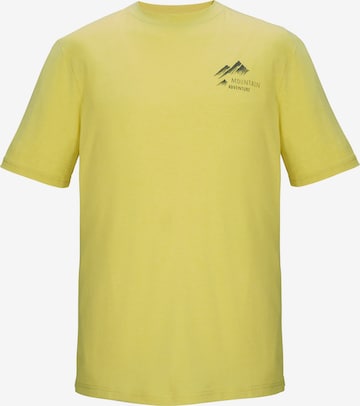 KILLTEC Shirt 'KOS 51 MN TSHRT' in Yellow: front