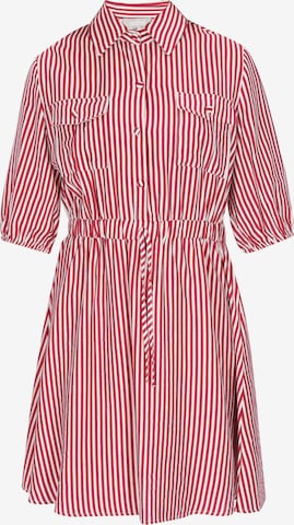 Robe-chemise Usha en rouge : devant