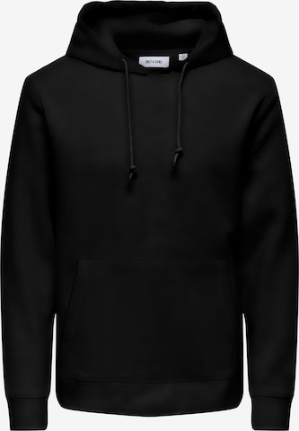 Only & Sons Sweatshirt in Black: front