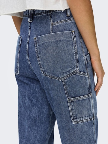 ONLY Regular Cargo Jeans 'Sawyer' in Blue