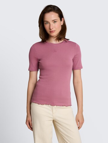 TOM TAILOR DENIM T-Shirt in Pink: Vorderseite