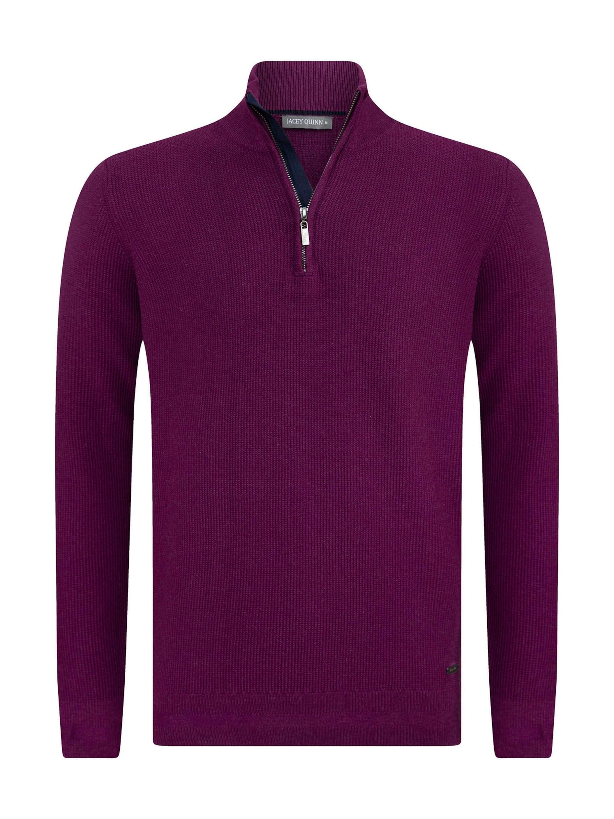 Jacey Quinn - Pullover em roxo: frente