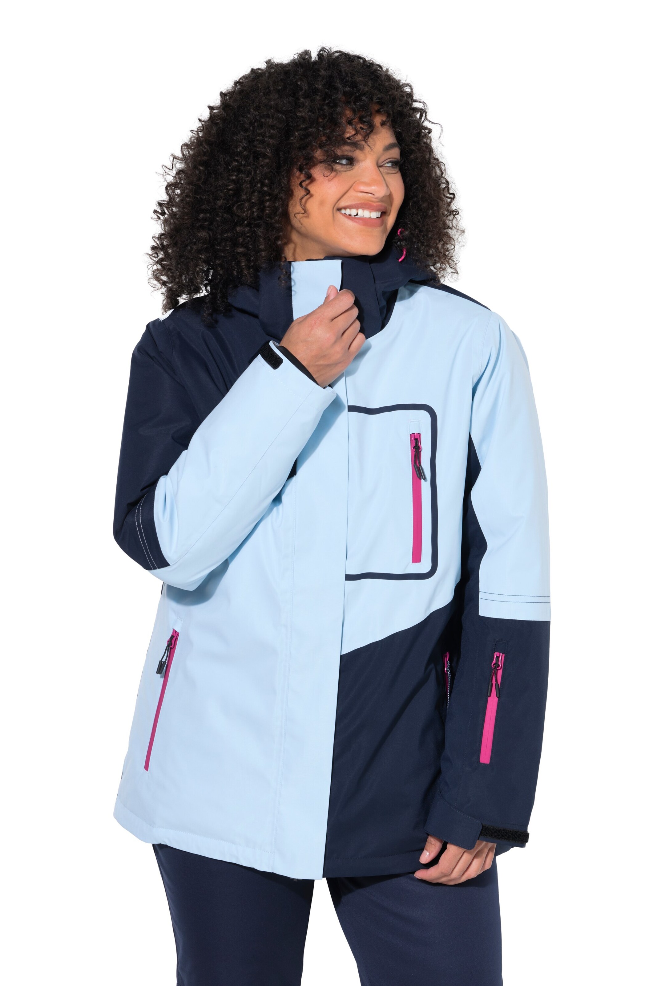 Ulla Popken Jacke in Blau: Vorderseite