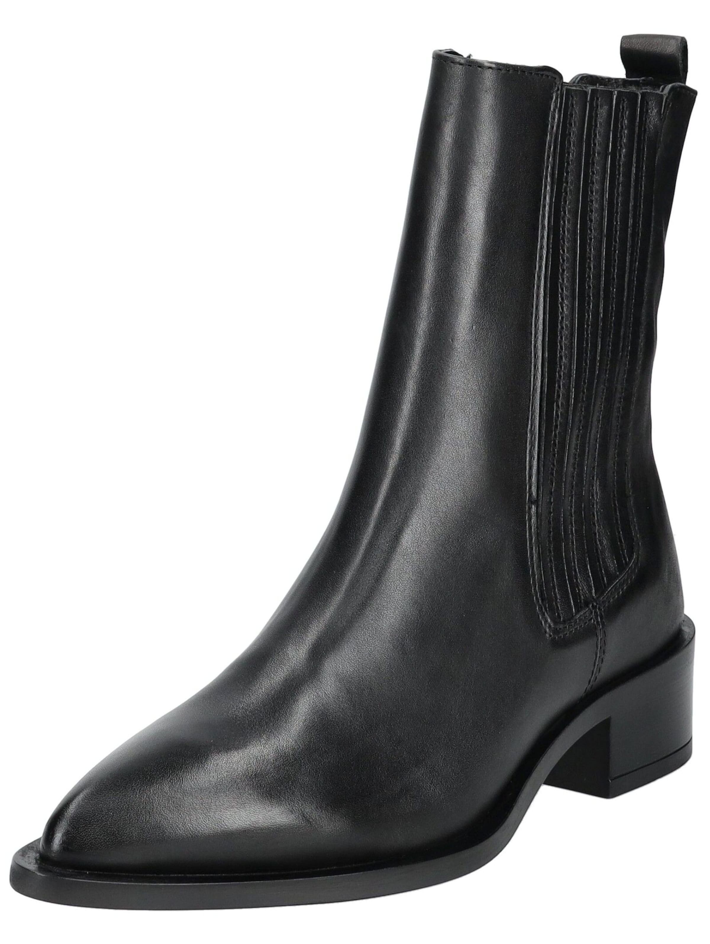 PAVEMENT Chelsea Boots in Schwarz: Vorderseite