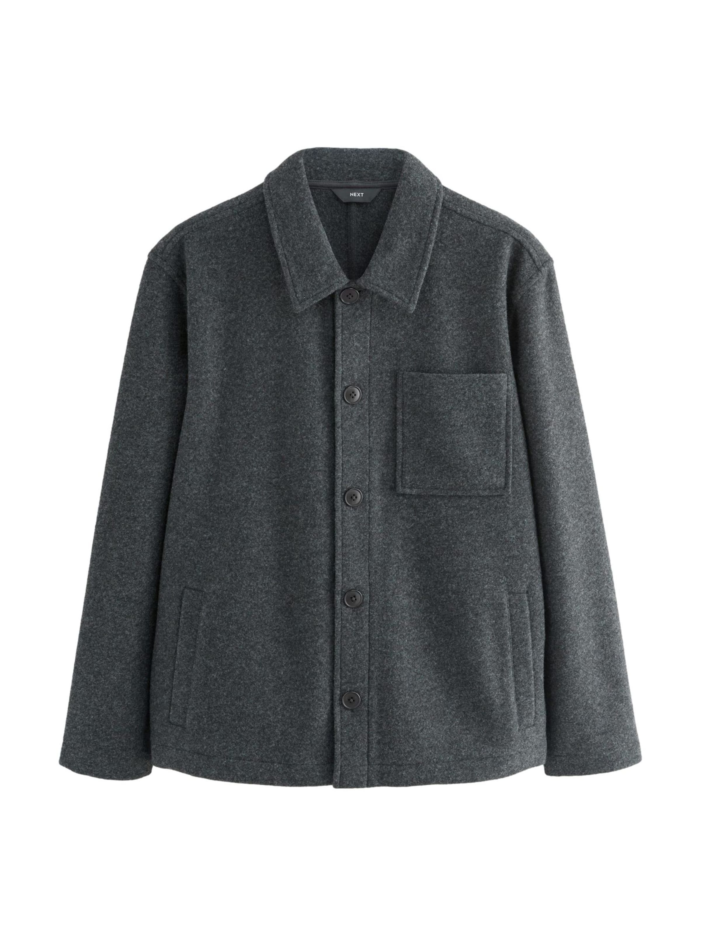 Next Flisová bunda - Sivá: predná strana