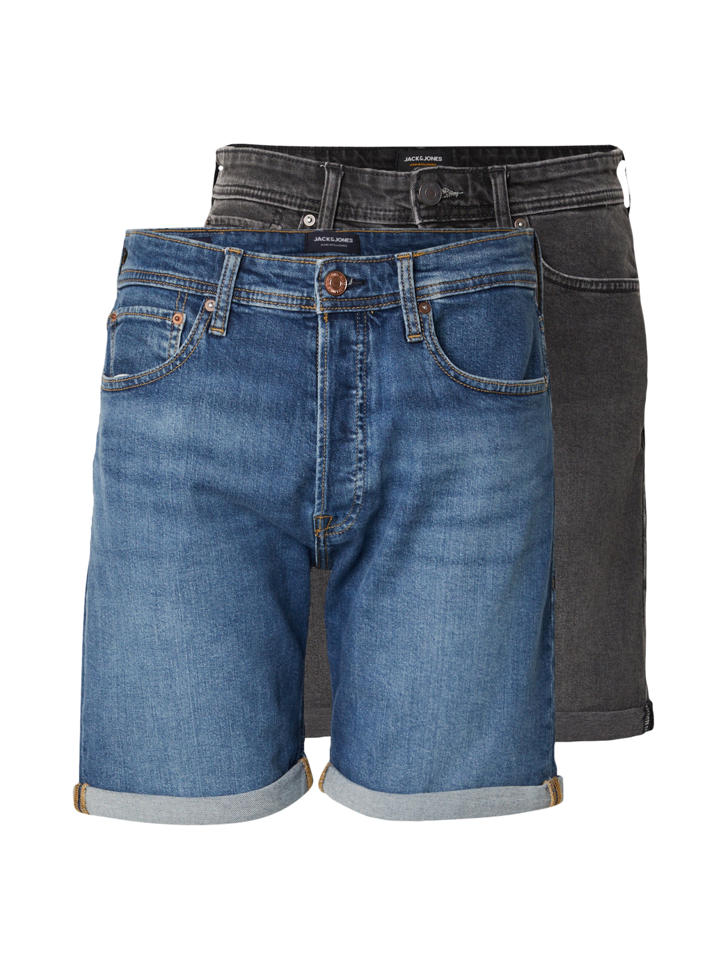 JACK & JONES Jeansy 'JJIRICK JJIORG' w kolorze niebieski denim / czarny denimm, Podgląd produktu