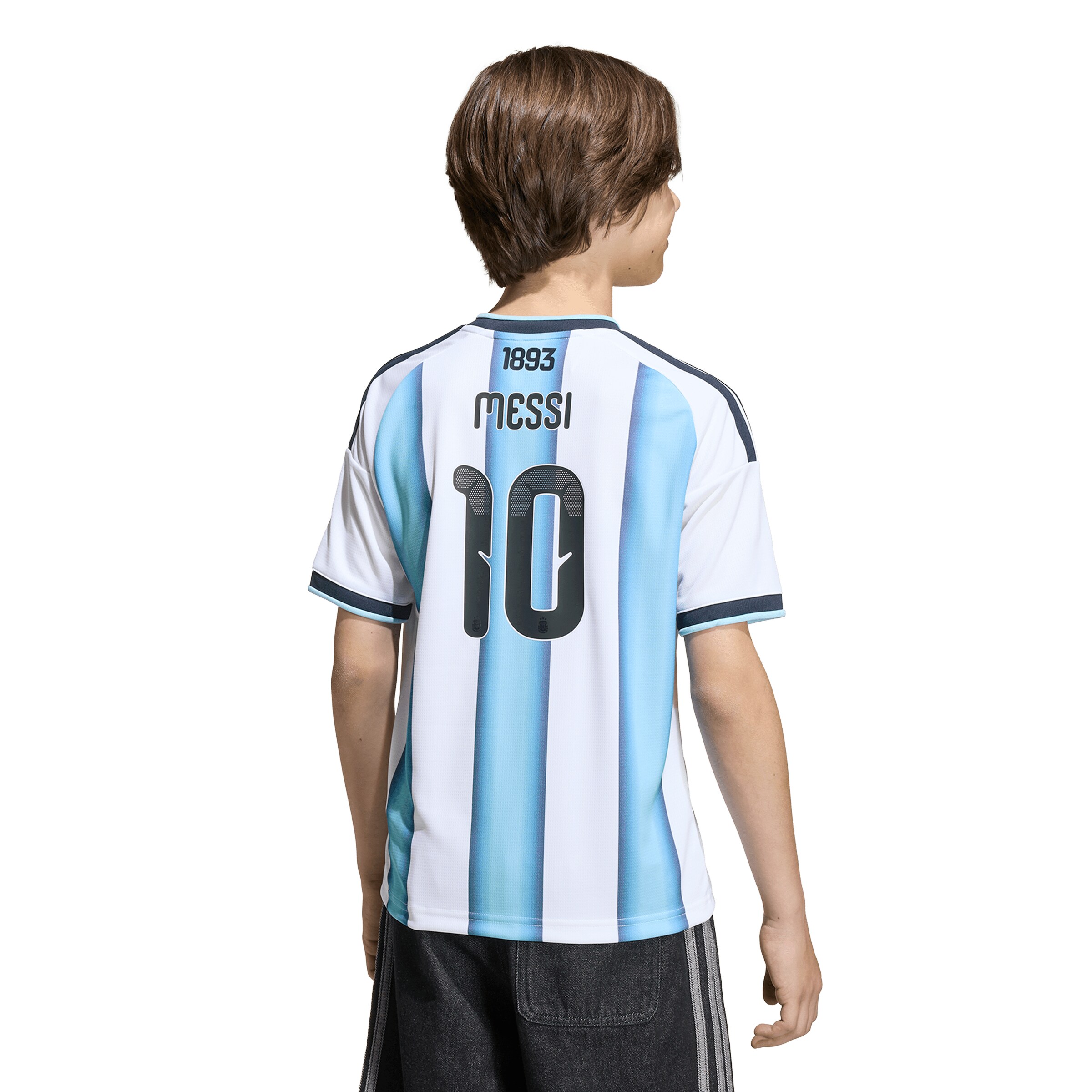 ADIDAS PERFORMANCE - Camiseta funcional 'Argentinien 26 Messi' en blanco