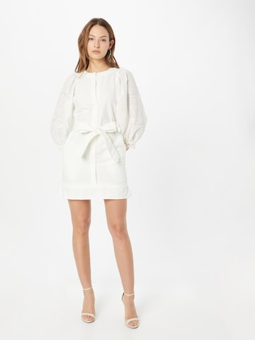 Vanessa Bruno Košeľové šaty 'ALOURI' - biela: predná strana