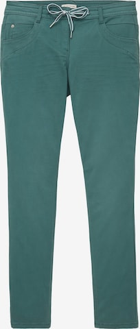 Pantalon TOM TAILOR en vert : devant