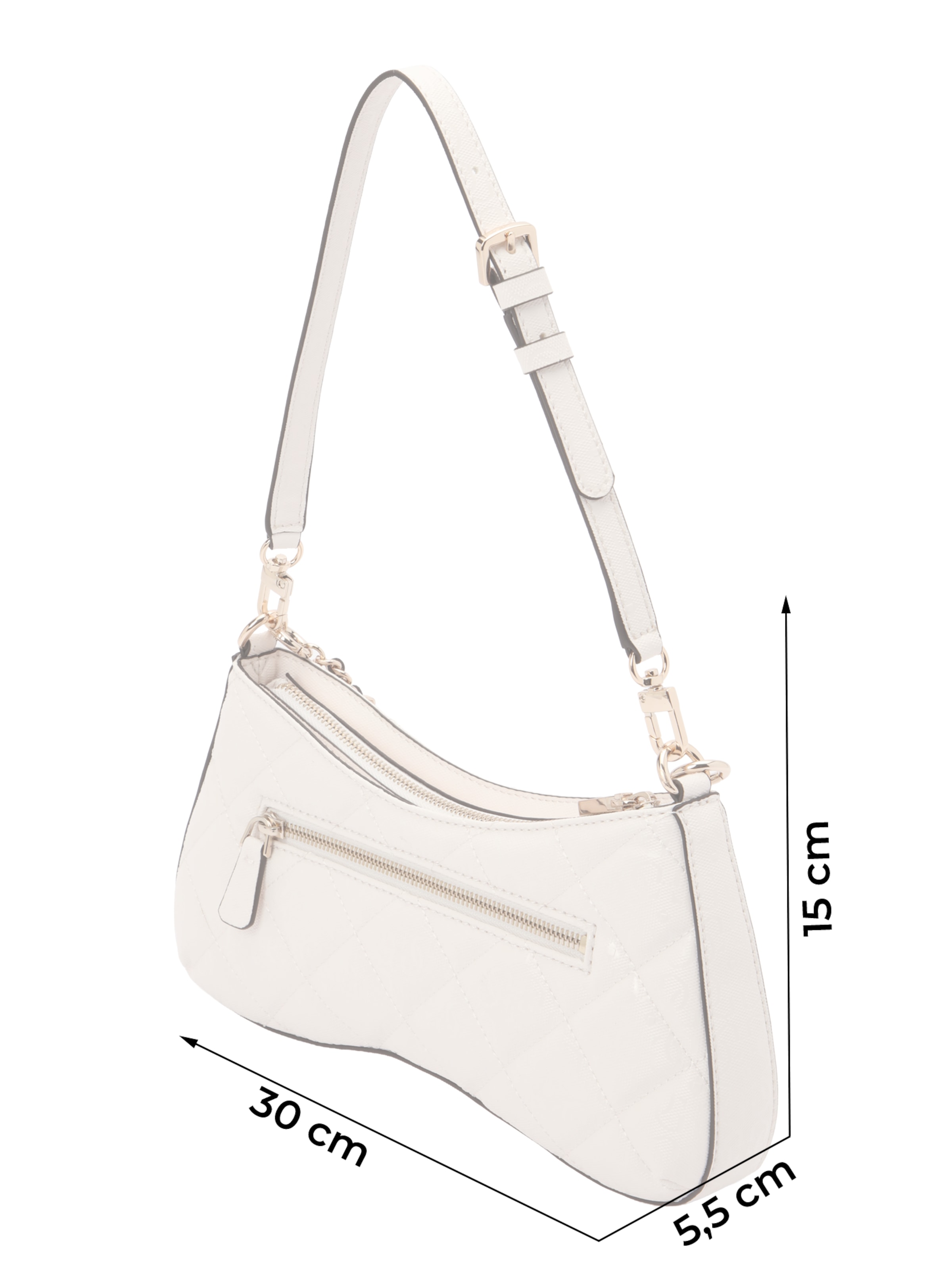 GUESS Τσάντα ώμου 'Libby' σε μπεζ