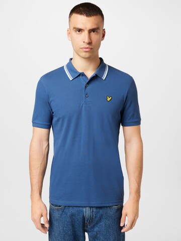 Lyle & Scott Tričko – modrá: přední strana