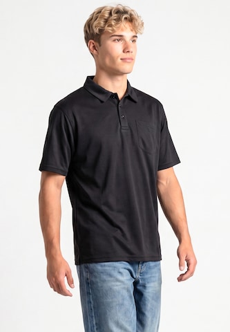 MO Shirt in Schwarz: Vorderseite